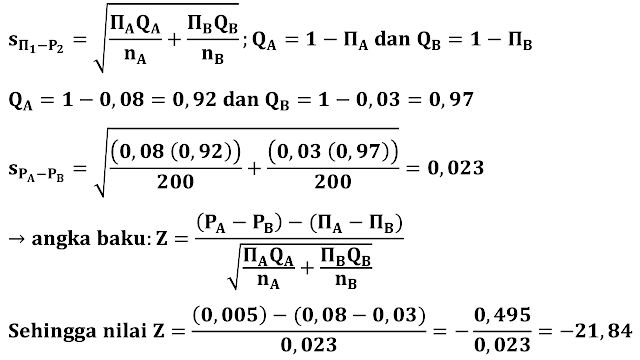 Detail Contoh Soal Distribusi Sampling Nomer 7