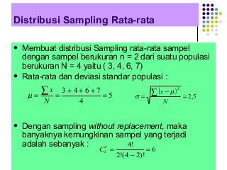 Detail Contoh Soal Distribusi Sampling Rata Rata Nomer 24