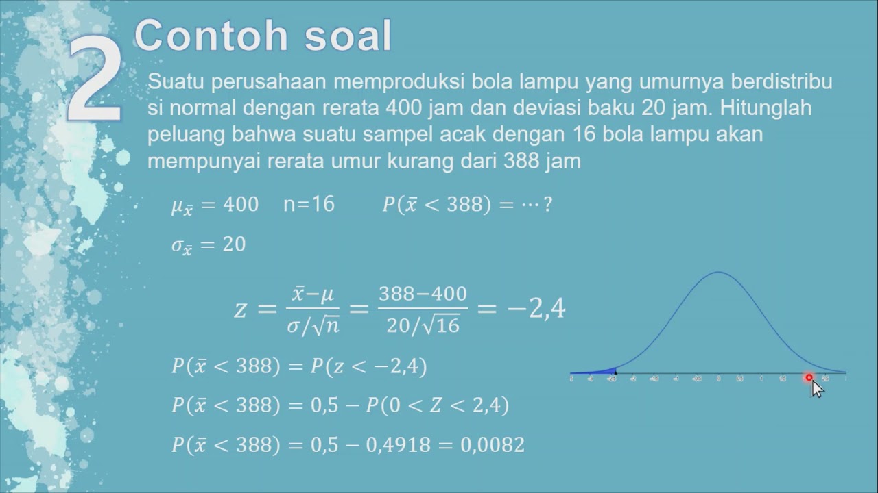 Detail Contoh Soal Distribusi Sampling Rata Rata Nomer 27