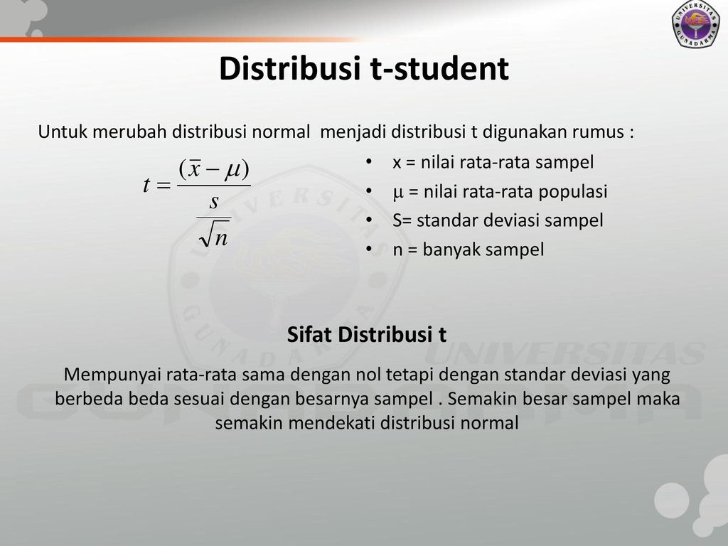 Detail Contoh Soal Distribusi T Nomer 9