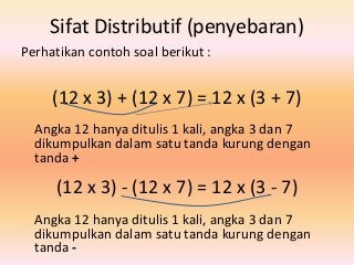 Detail Contoh Soal Distributif Nomer 16