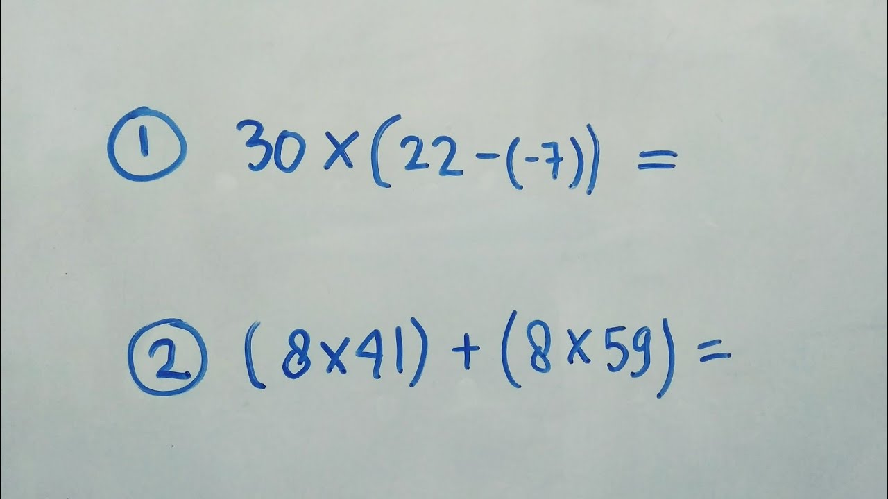 Detail Contoh Soal Distributif Nomer 5