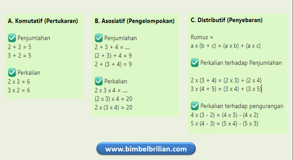 Detail Contoh Soal Distributif Nomer 7