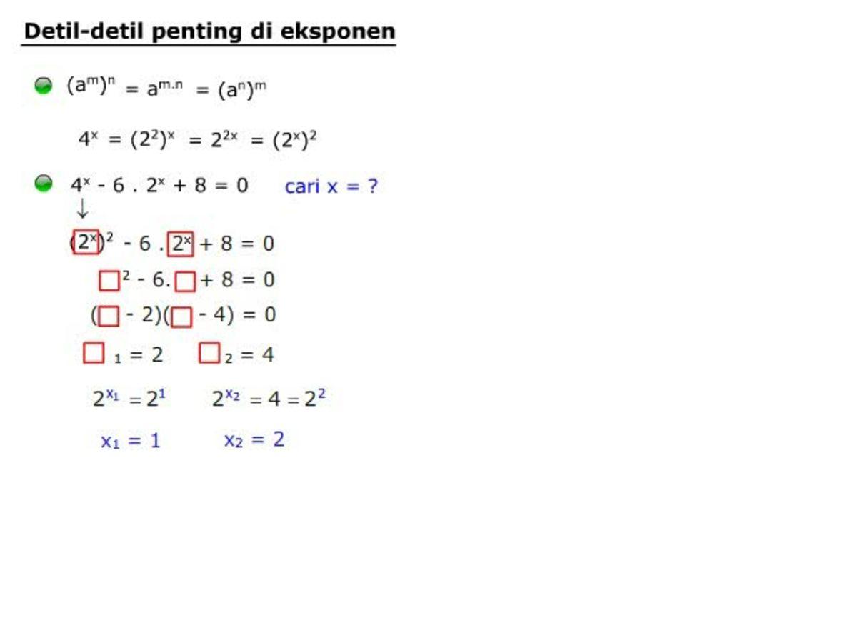 Detail Contoh Soal Eksponen Kelas 10 Kurikulum 2013 Nomer 47