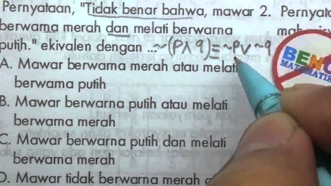 Detail Contoh Soal Ekuivalen Nomer 8