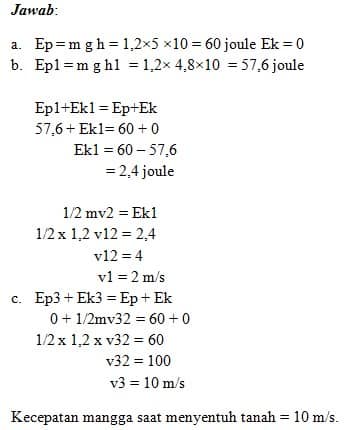 Detail Contoh Soal Energi Nomer 18