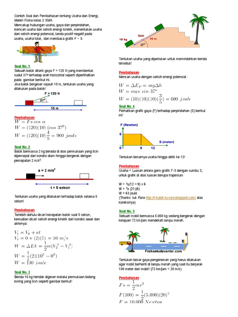 Detail Contoh Soal Energi Nomer 39