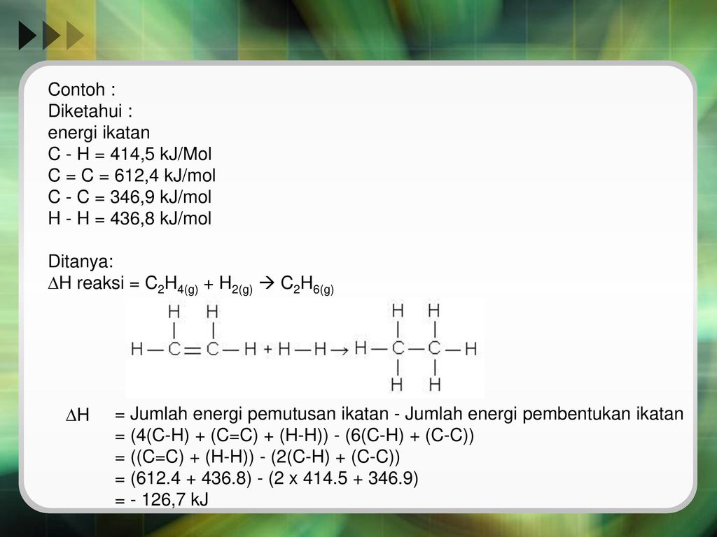 Detail Contoh Soal Energi Ikatan Nomer 11