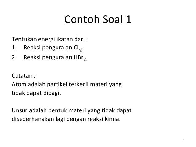 Detail Contoh Soal Energi Ikatan Nomer 36