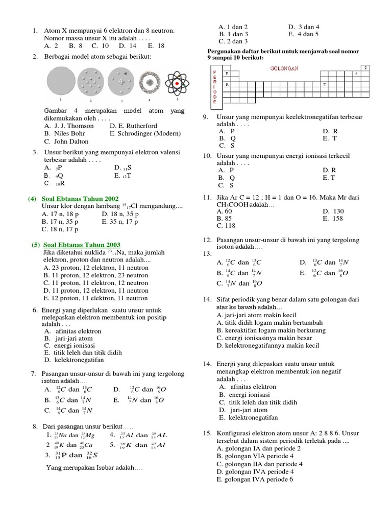 Detail Contoh Soal Energi Ionisasi Nomer 39