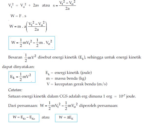 Detail Contoh Soal Energi Kinetik Nomer 2