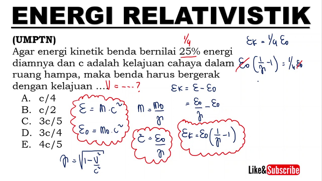 Detail Contoh Soal Energi Kinetik Nomer 8