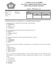 Detail Contoh Soal Error Recognition Nomer 55