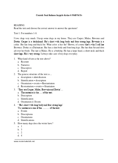 Detail Contoh Soal Eva Nomer 18