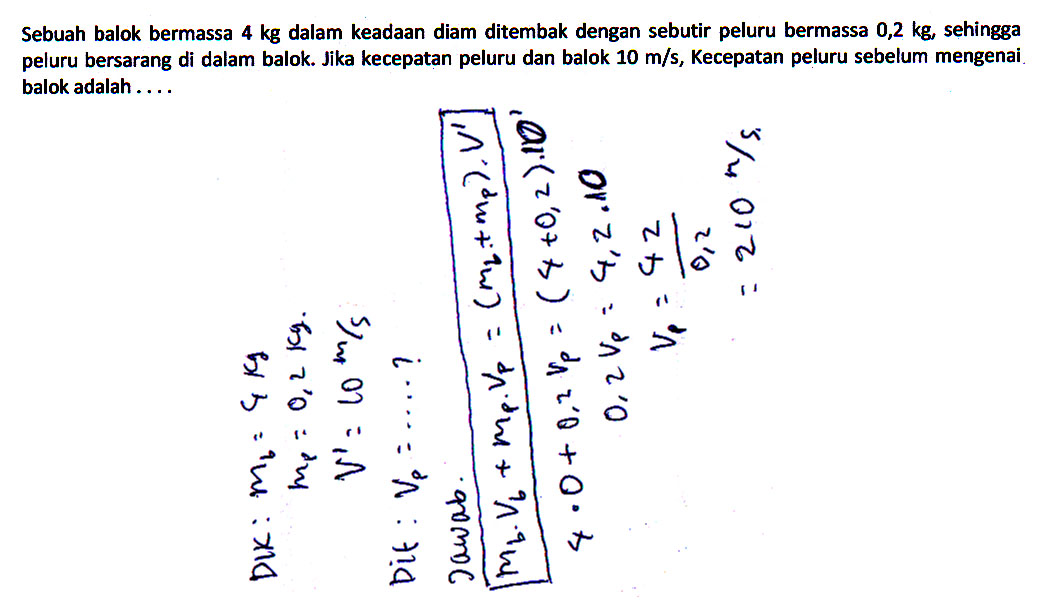 Detail Contoh Soal Fisika Kelas 11 Nomer 40