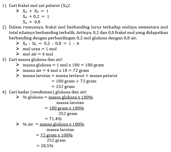Detail Contoh Soal Fraksi Mol Nomer 25
