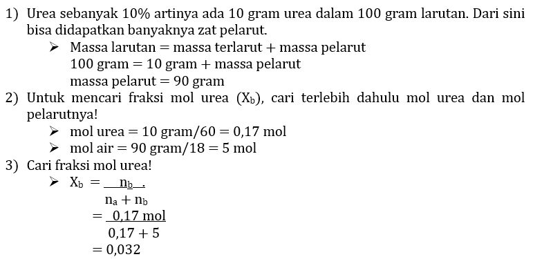 Detail Contoh Soal Fraksi Mol Nomer 36