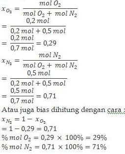 Detail Contoh Soal Fraksi Mol Nomer 45