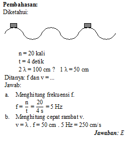 Detail Contoh Soal Frekuensi Gelombang Nomer 15