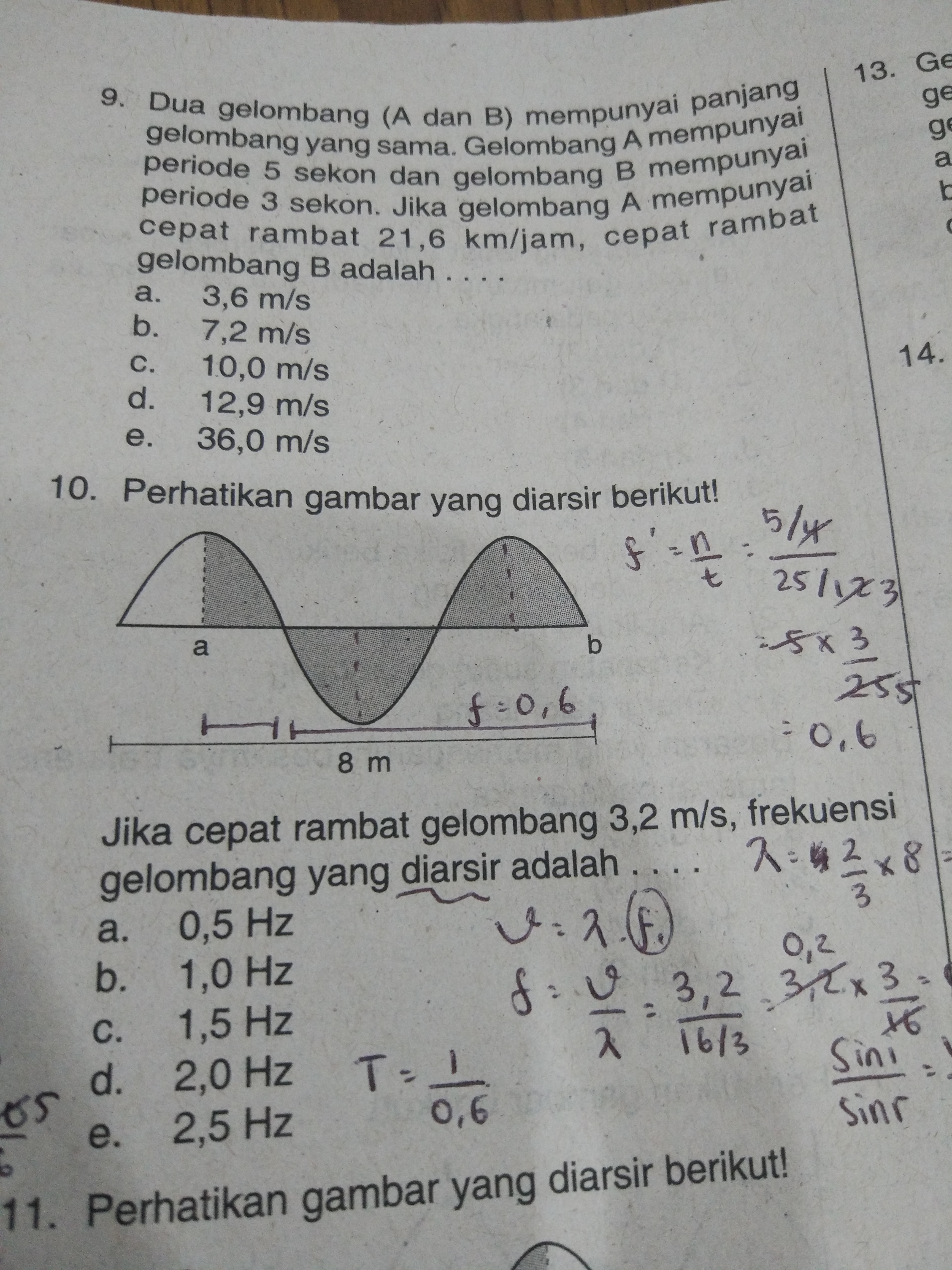 Detail Contoh Soal Frekuensi Gelombang Nomer 31