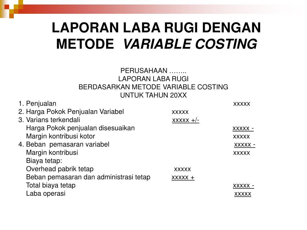 Detail Contoh Soal Full Costing Dan Variable Costing Nomer 41