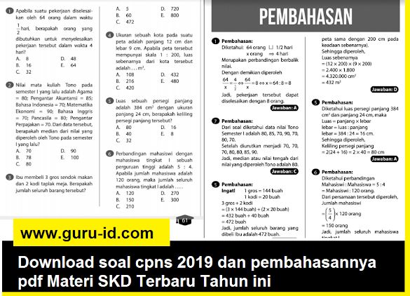 Detail Contoh Soal Gambar Cpns 2019 Nomer 4