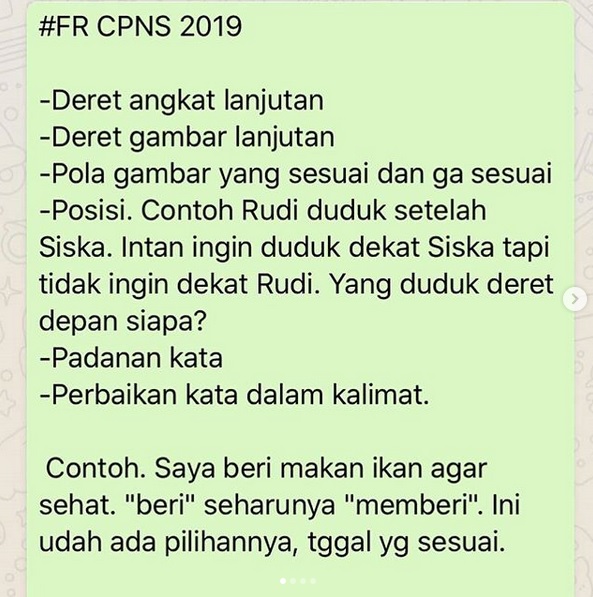 Detail Contoh Soal Gambar Cpns 2019 Nomer 45