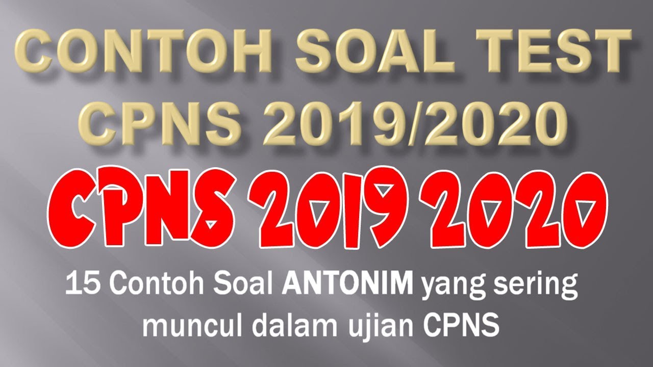 Detail Contoh Soal Gambar Cpns 2019 Nomer 48