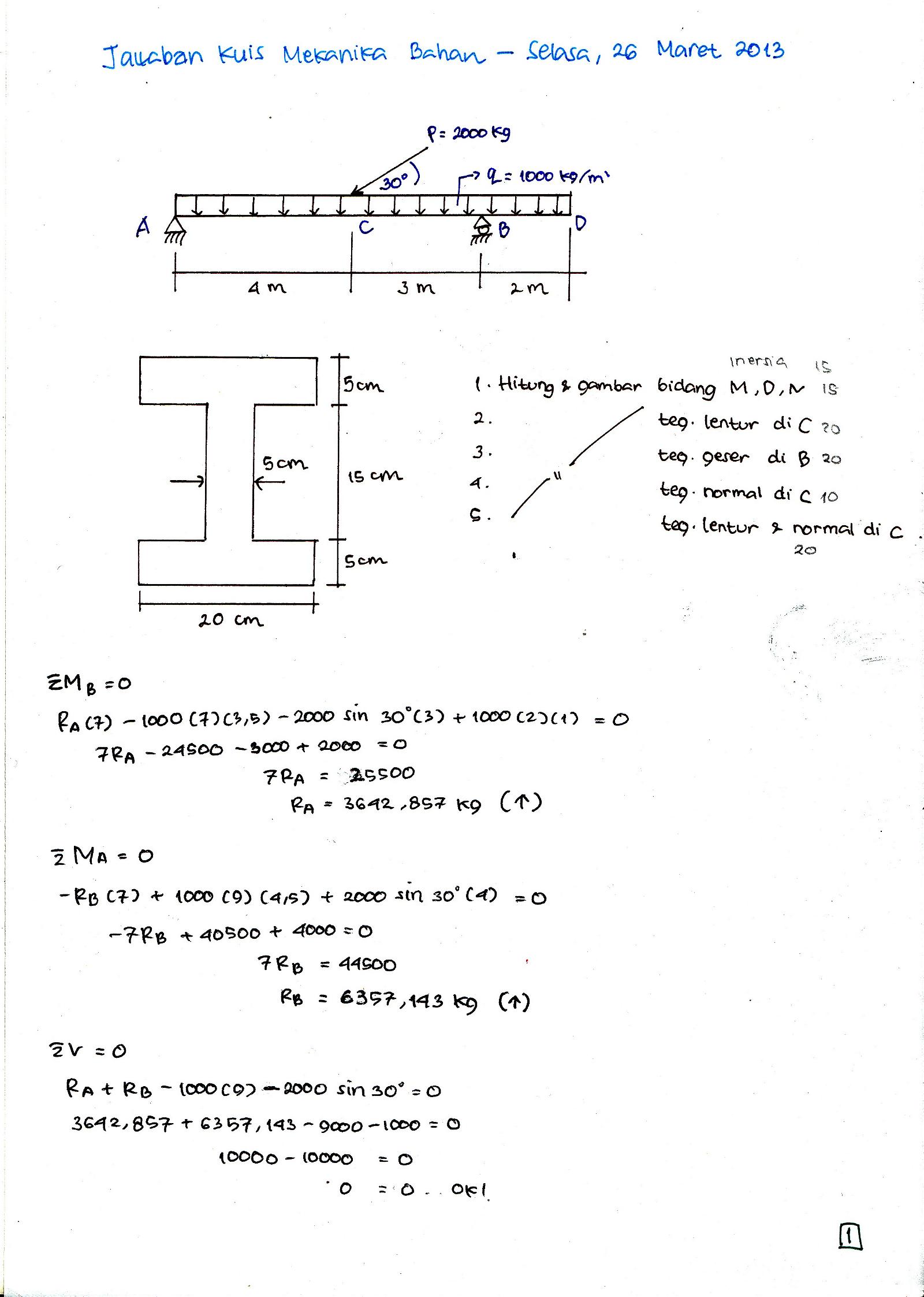 Detail Contoh Soal Gambar Teknik Nomer 17