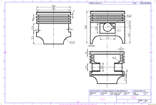 Detail Contoh Soal Gambar Teknik Nomer 5