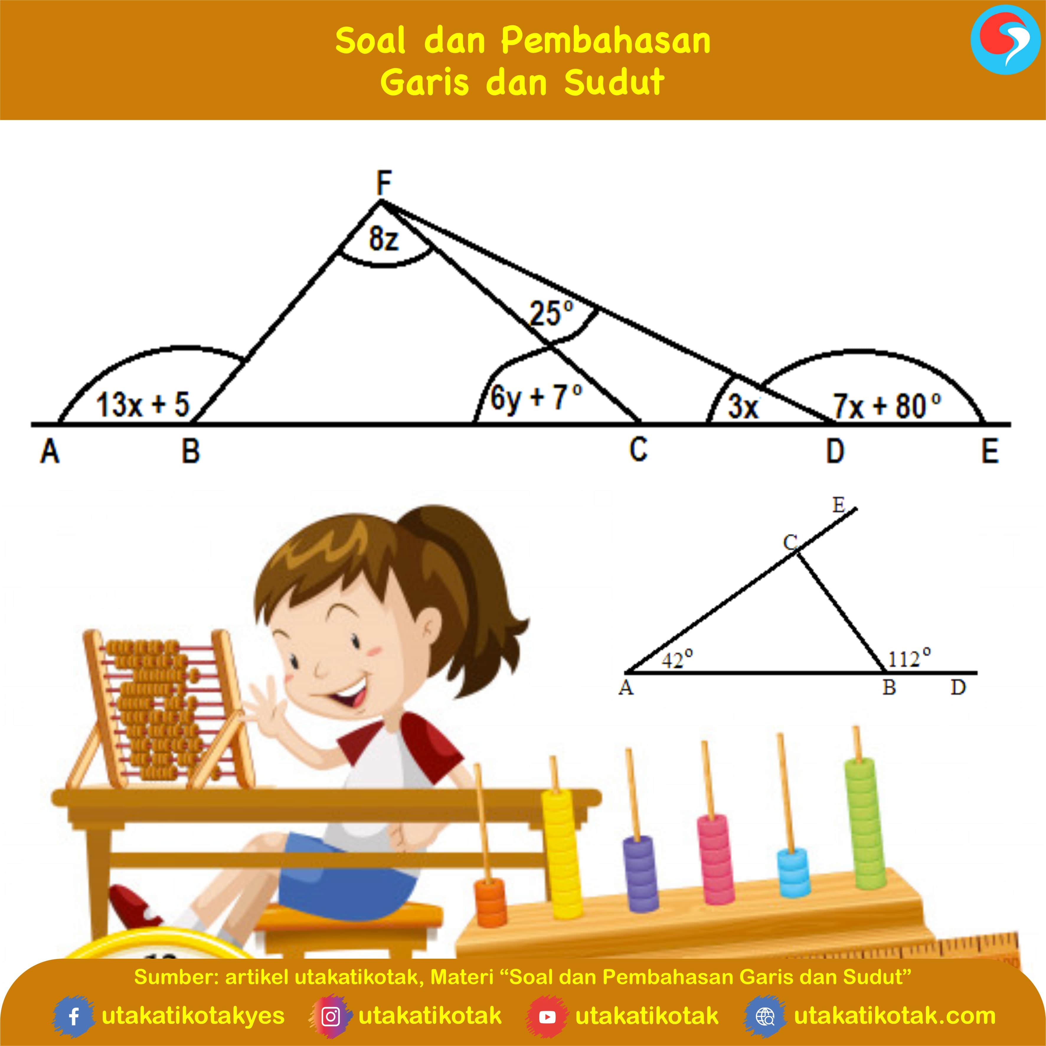 Detail Contoh Soal Garis Berpotongan Kelas 4 Nomer 42