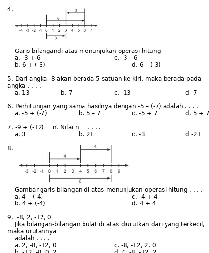 Detail Contoh Soal Garis Bilangan Nomer 44