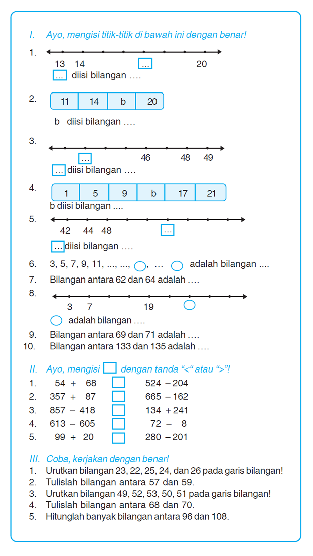 Detail Contoh Soal Garis Bilangan Nomer 46