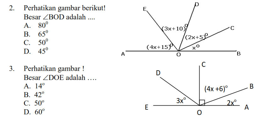 Detail Contoh Soal Garis Dan Sudut Nomer 25