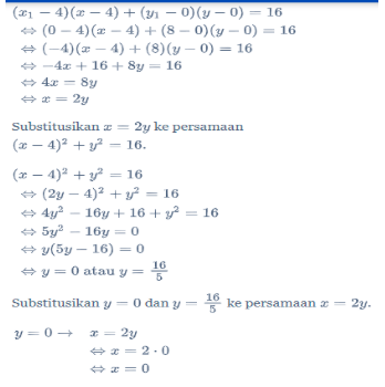 Detail Contoh Soal Garis Singgung Nomer 28