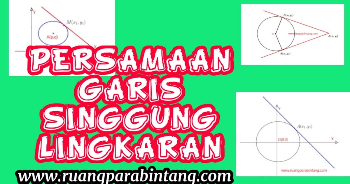 Detail Contoh Soal Garis Singgung Nomer 35