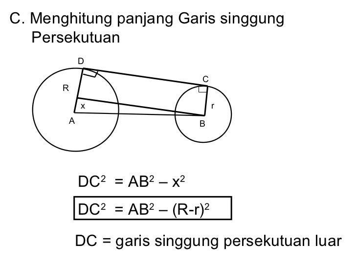 Detail Contoh Soal Garis Singgung Nomer 53