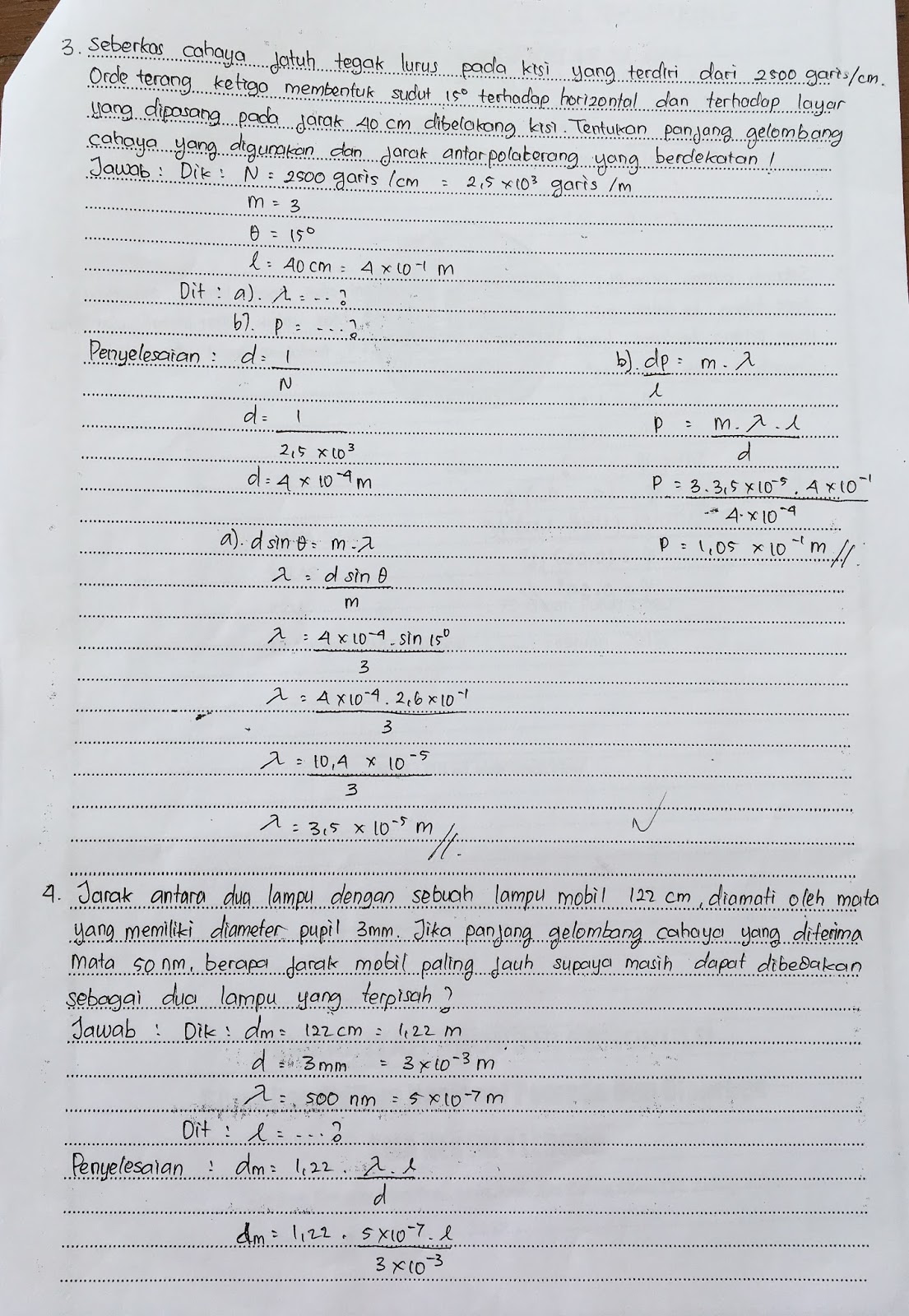 Detail Contoh Soal Gelombang Cahaya Nomer 28