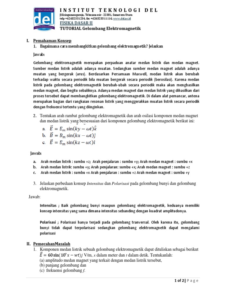 Detail Contoh Soal Gelombang Elektromagnetik Nomer 45