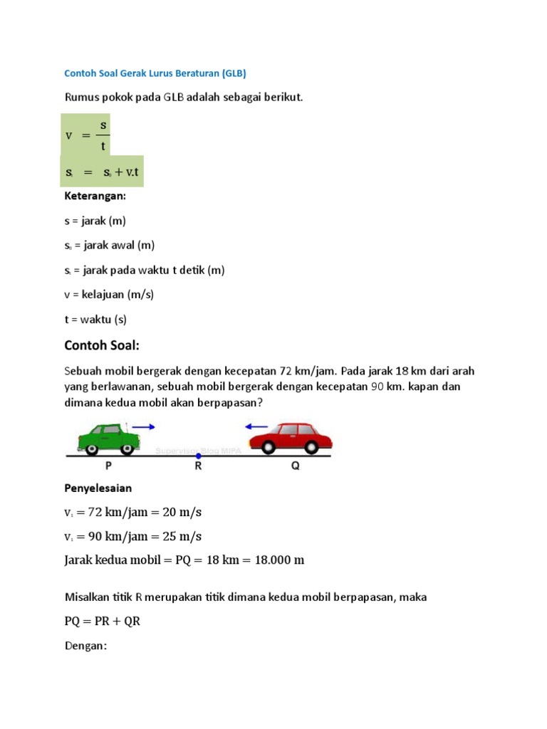 Detail Contoh Soal Gerak Nomer 2