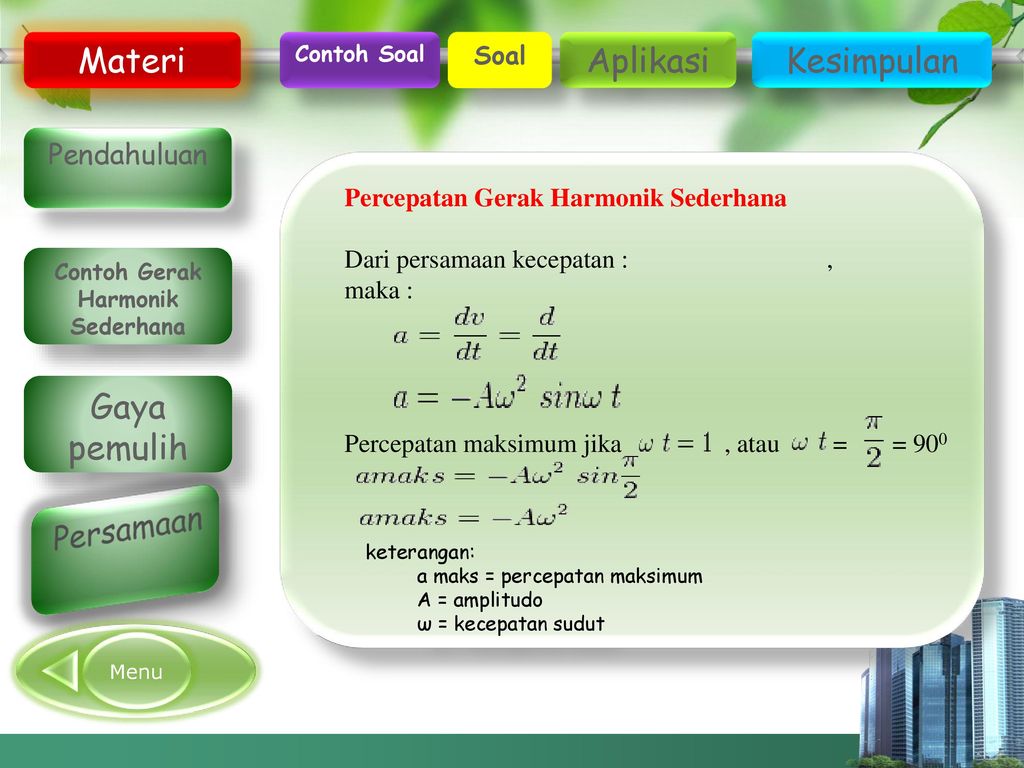 Detail Contoh Soal Gerak Harmonik Nomer 22