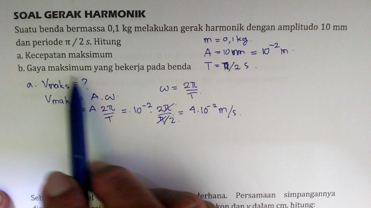 Detail Contoh Soal Gerak Harmonik Nomer 5