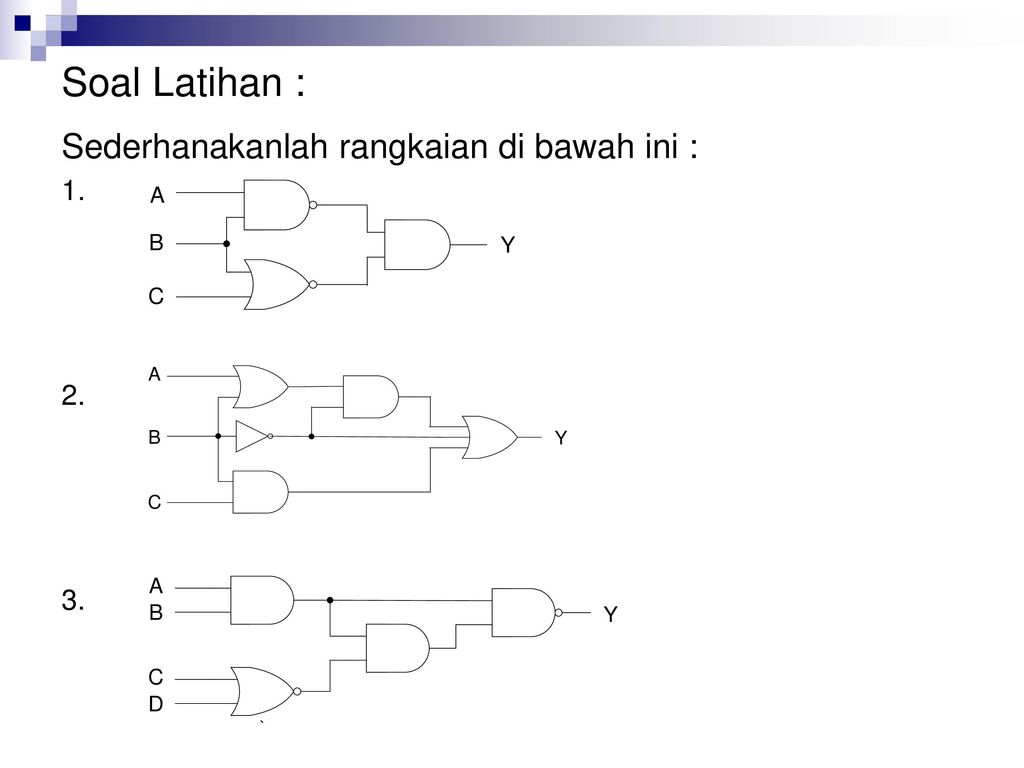 Detail Contoh Soal Gerbang Logika Nomer 13