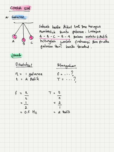 Detail Contoh Soal Getaran Dan Gelombang Nomer 22