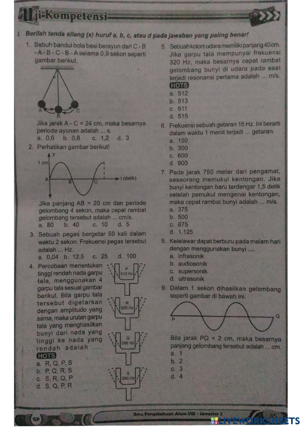 Detail Contoh Soal Getaran Dan Gelombang Nomer 50