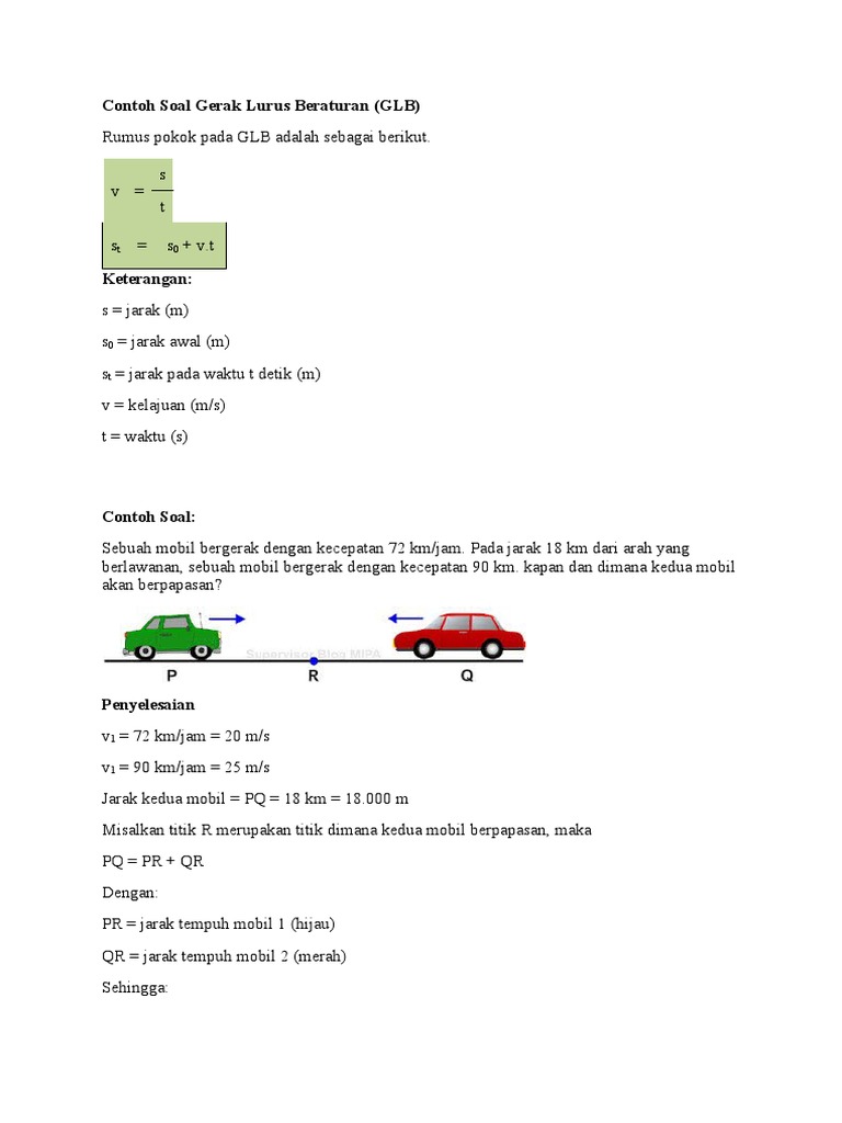 Detail Contoh Soal Glb Dan Glbb Nomer 17