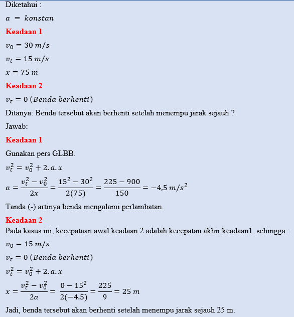 Detail Contoh Soal Glb Dan Glbb Nomer 40