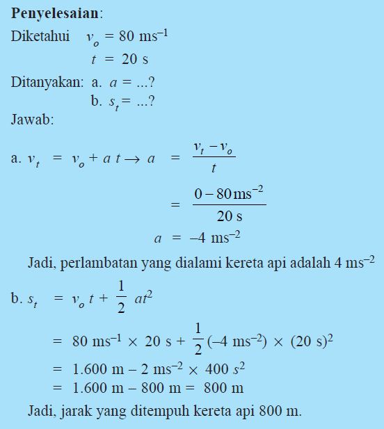 Detail Contoh Soal Glbb Nomer 14