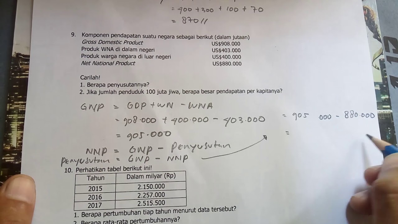 Detail Contoh Soal Gnp Nomer 17