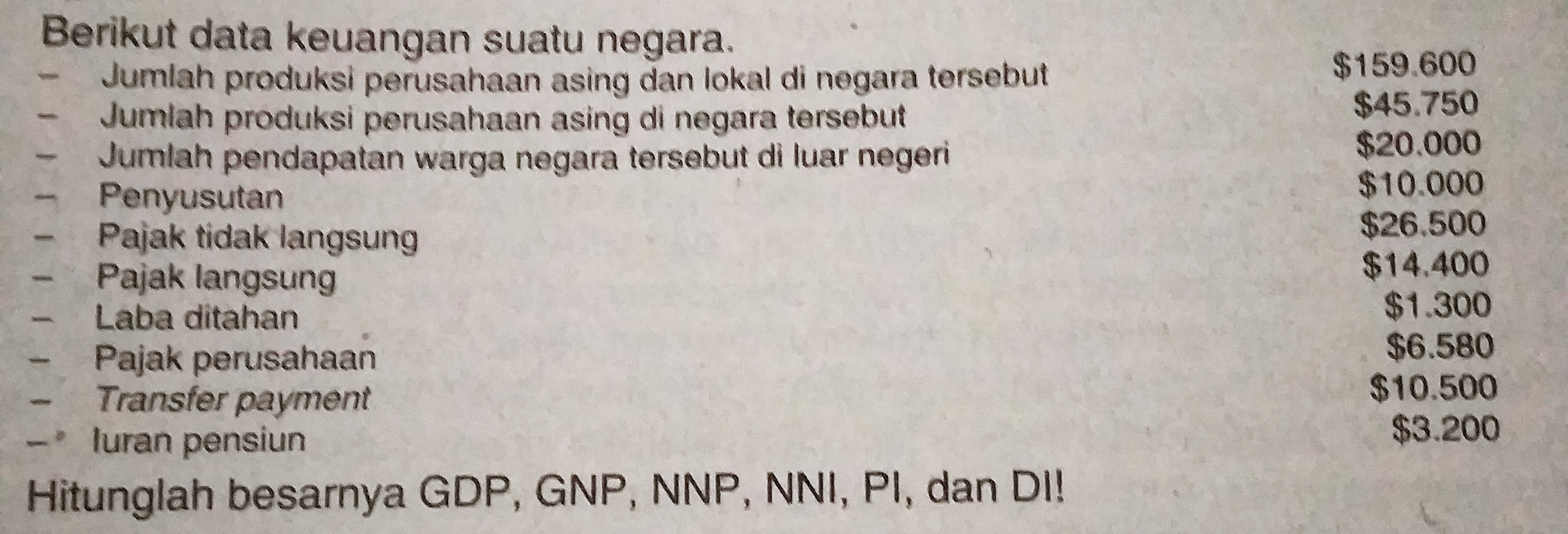 Detail Contoh Soal Gnp Nomer 38